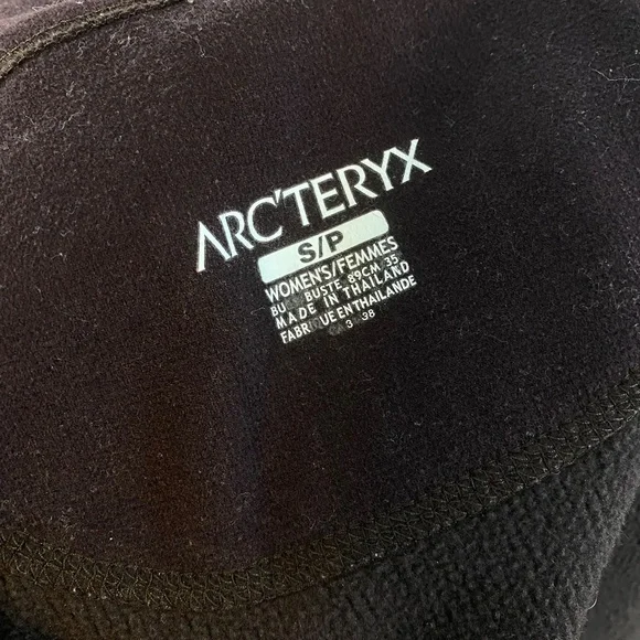 ARC’TERYX Maroon Polartec Fleece Zip Up Jacket - Picture 6 of 7